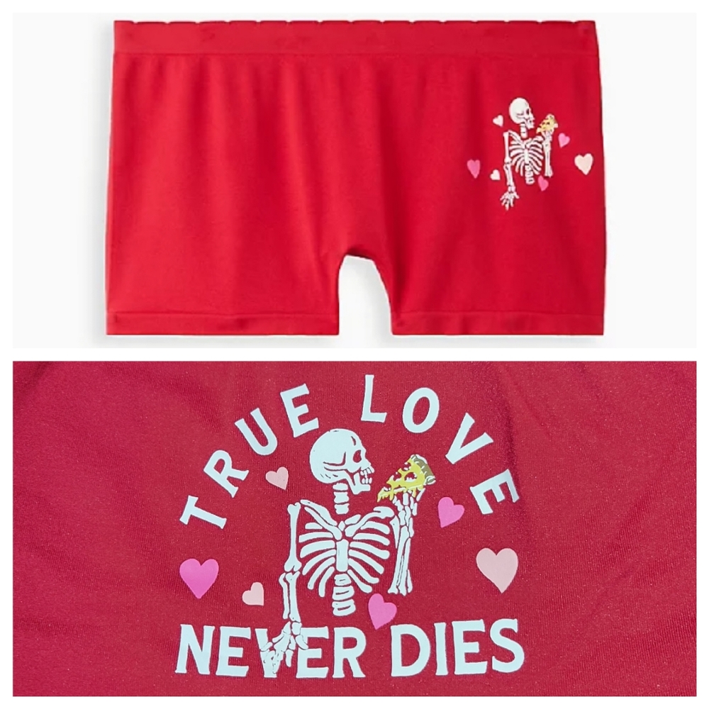 🍕Torrid Skull Pizza Boyshort Panties